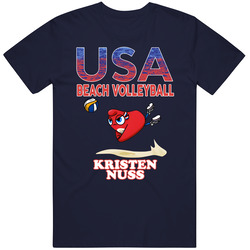 Kristen Nuss Team Usa Beach Volleyball Paris 2024 Fan T Shirt