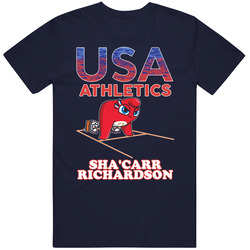 Sha'carr Richardson Team Usa Athletics Paris 2024 Fan T Shirt