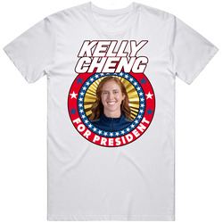 Kelly Cheng For President Usa Beach Volleyball 2024 Gold Medal T Shirt