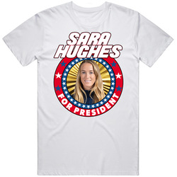 Sara Hughes For President Usa Beach Volleyball 2024 Gold Medal T Shirt