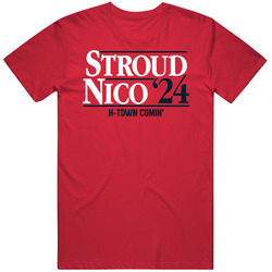 Cj Stroud Will Anderson 2024 H-town Comin' For President Style T 