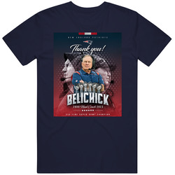 Bill Belichick Thank You Six Time Champion T Shirt