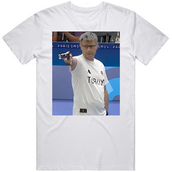 Yusuf Dikec Pistol Shooter Turkey Paris 2024 Fan T Shirt