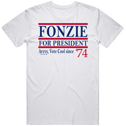 Fonzie For President Ayyyy Vote Cool Since 1974 Fan T Shirt