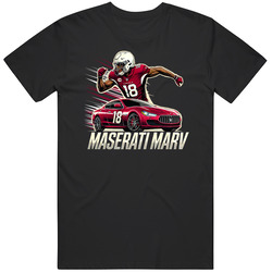 Marvin Harrison Jr Maserati Marv Sports Fan T Shirt