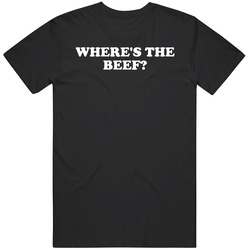 Where's The Beef Wendy's 80s Commercial Tagline T Shirt
