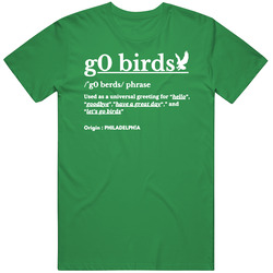 Go Birds Definition Philadelphia Fan T Shirt