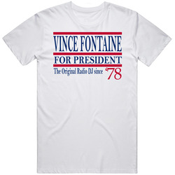 Vince Fontaine For President The Original Radio Dj Since 1978 Grease M