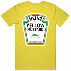 Heinz Yellow Mustard Halloween Group Costume T Shirt