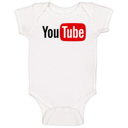 Youtube Online Learning Logo Baby One Piece