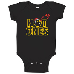 Hot Ones Hot Sauce Logo Baby One Piece