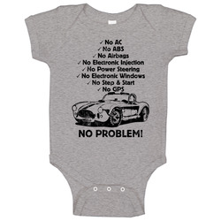 1965 Ac Cobra No Problem Vintage Car Baby One Piece