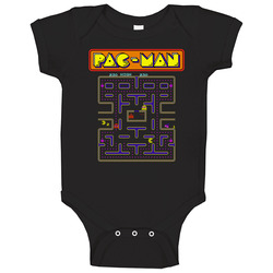 Pac Man 1980 Best Video Games Of All Time Baby One Piece