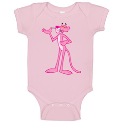The Pink Panther Show Character Fan Baby One Piece