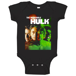 The Incredible Hulk Retro  Tv Show Baby One Piece