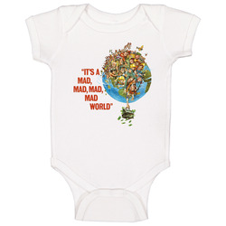 It's A Mad Mad Mad Mad World Classic Movie Baby One Piece