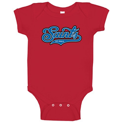 St Paul Saints Logo Union Association Baseball Baby One Piece