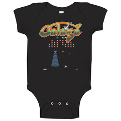Galaga 1981 Best Video Games Of All Time Baby One Piece