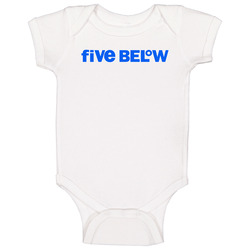 Five Below Inc Nasdaq Company Logo Employee Fan Baby One Piece