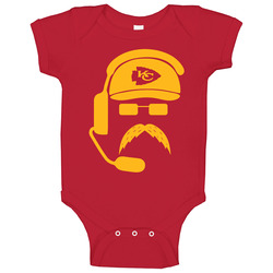 Andy Reid Kansas City Football Fan Baby One Piece