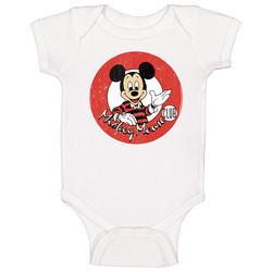 Mickey Mouse Club Retro Tv Show Baby One Piece