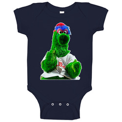 Phillie Phanatic Philladelphia Baseball Mascot Baby One Piece