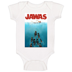 Jawas Jaws Mashup Parody Baby One Piece