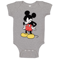 Mickey Mouse Sassy Angry Baby One Piece