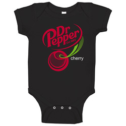 Cherry Dr Pepper Best Soda Of All Time Soft Drink Lovers Baby One Piec