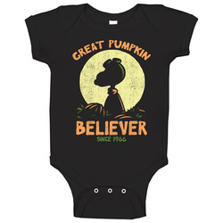 Great Pumpkin Believer Since 1966 Charlie Brown Snoopy Halloween Baby 