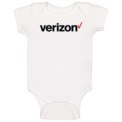 Verizon Nasdaq Company Logo Employee Fan Baby One Piece