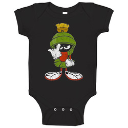 Marvin The Martian Middle Finger Flipping The Bird Looney Toons Worn L