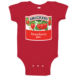 Smuckers Strawberry Jam Cool Halloween Costume Baby One Piece