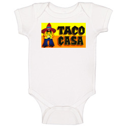 Taco Casa World Best Southern Restaurants Fan Baby One Piece