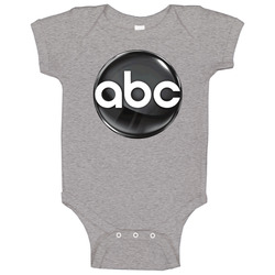 Abc Tv Channel Cool Television Station Logo Baby One Piece