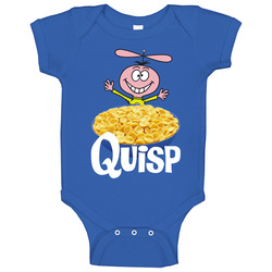 Quisp Box Greatest Cereal Of All Time Breakfast Fan Foodie Baby One Pi