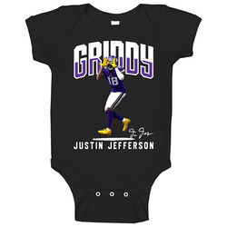 Justin Jefferson Griddy Fan Baby One Piece