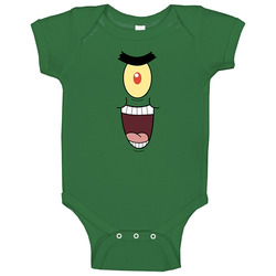 Plankton Evil Laugh Halloween Costume Spongebob Baby One Piece Plankton Evil Laugh Halloween Costume Spongebob Baby One Piece
