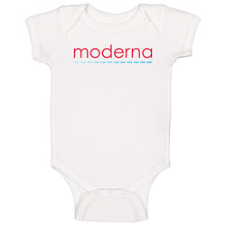 Moderna Inc Nasdaq Company Logo Employee Fan Baby One Piece