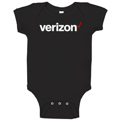 Verizon Nasdaq Company Logo Employee Fan Cool Baby One Piece