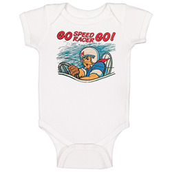 Go Speed Racer Go Vintage Baby One Piece