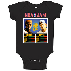 Nba Jam White Men Can't Jump 90s Movie Fan Baby One Piece