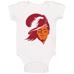 Tom Brady Bucc Pirate Hat Brett Favre Tampa Bay Football Baby One Piec