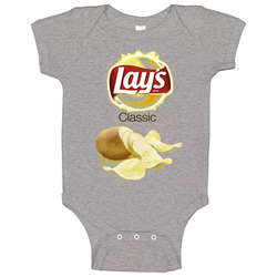 Lay's Classic Potato Chips Bag Costume Baby One Piece
