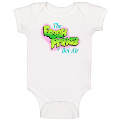 Fresh Prince Of Bel-air Logo Will Smith Retro 90s Tv Show Fan Baby One