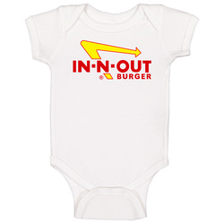 In N Out Burger Favorite Fast Food Baby One Piece