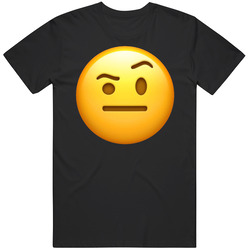Raised Eyebrow Emoji Face Group Halloween Costume T Shirt
