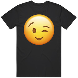 Winking Emoji Face Group Halloween Costume T Shirt