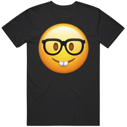 Nerd Emoji Face Group Halloween Costume T Shirt