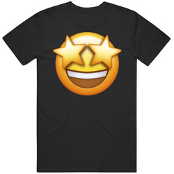Starry Eyes Emoji Face Group Halloween Costume T Shirt